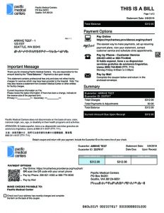 New Patient Invoice