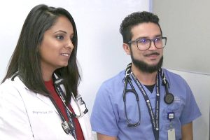 Priyank Naik and nurse